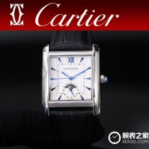 Cartier卡地亞全新Tank MC 系列陀飛輪 星月多功能腕表