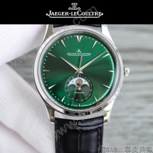 積家 Jaeger-LeCoultre 月相大師  震撼色系列顶级瑞机手表