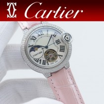 卡地亞 Cartier女款藍氣球飛輪系列雙排鉆