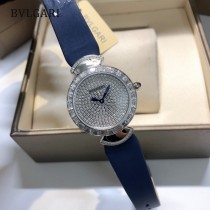 Bvlgari 寶格麗 鑲嵌奢侈T形鉆瑞士石英機芯女士手錶