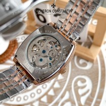 江詩丹頓 Vacheron Constantin全自動機械機芯精品男士鏤空鋼帶腕表