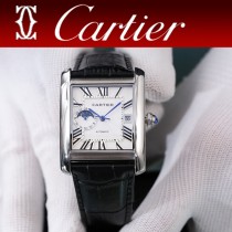 Cartier卡地亞全新Tank MC 系列陀飛輪 星月多功能腕表