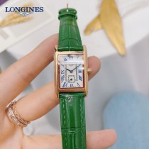浪琴 Longines戴卓維納系列精致兩針半女士腕表
