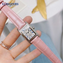 浪琴 Longines戴卓維納系列精致兩針半女士腕表