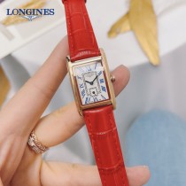 浪琴 Longines戴卓維納系列精致兩針半女士腕表