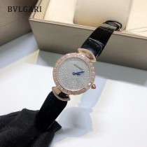 Bvlgari 寶格麗 鑲嵌奢侈T形鉆瑞士石英機芯女士手錶