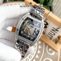 江詩丹頓 Vacheron Constantin全自動機械機芯精品男士鏤空鋼帶腕表