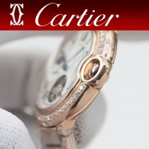 卡地亞 Cartier女款藍氣球飛輪系列鋼帶款