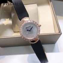 Bvlgari 寶格麗 鑲嵌奢侈T形鉆瑞士石英機芯女士手錶