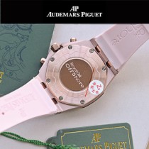 AP愛彼皇家橡樹離岸型系列金色石英VK67女士計時腕表