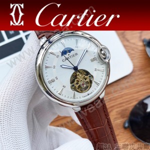 卡地亞 CARTIER新款鏤空男士腕表