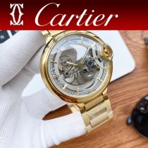 卡地亞 CARTIER新款鏤空男士腕表 高級定製全自動機械機芯