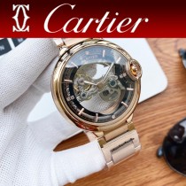 卡地亞 CARTIER新款鏤空男士腕表 高級定製全自動機械機芯