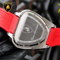蘭博基尼Lamborghini 銀色 日本多功能石英運動手表