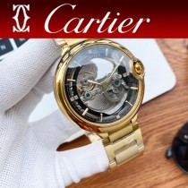 卡地亞 CARTIER新款鏤空男士腕表 高級定製全自動機械機芯
