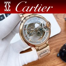 卡地亞 CARTIER新款鏤空男士腕表 高級定製全自動機械機芯
