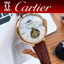 卡地亞 CARTIER新款鏤空男士腕表