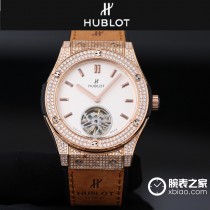 恒寶宇舶Hublot精致款男士腕表 進口橡膠表帶