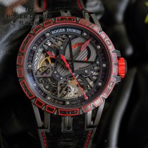 羅傑杜彼 ROGER DUBUIS 豪爵Excalibur 王者系列鏤空手表 自動上鏈機芯