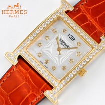 愛馬仕Heure-003   H系列正品原裝瑞士機芯镶钻系列手表