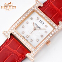 愛馬仕Heure-002   H系列正品原裝瑞士機芯镶钻系列手表