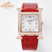愛馬仕Heure-002   H系列正品原裝瑞士機芯镶钻系列手表