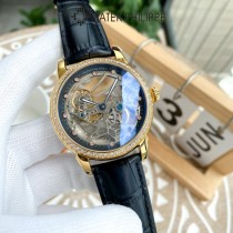 百達翡麗 Patek Philippe 精品男士鏤空腕表