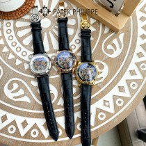 百達翡麗 Patek Philippe 精品男士鏤空腕表