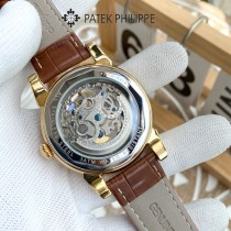 百達翡麗 Patek Philippe 精品男士鏤空腕表