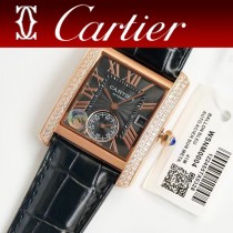 卡地亞 V8版本坦克系列經典劉德華同款方形男士手表