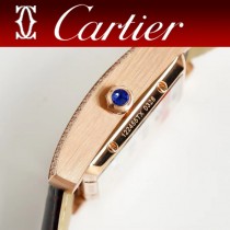 卡地亞 V8版本坦克系列經典劉德華同款方形男士手表