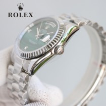 ROLEX恒动劳力士日志36孔雀石星期日历型