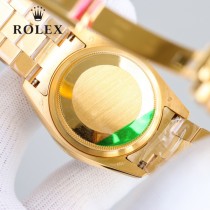 ROLEX恒动劳力士日志36孔雀石星期日历型