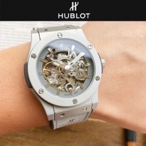 恒寶 Hublot精品男士鏤空腕表 簡約兩針全鏤空設計