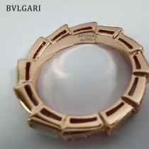 BVLGARI貝殼蛇形戒指