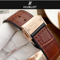 恒寶 Hublot精品男士鏤空腕表 簡約兩針全鏤空設計