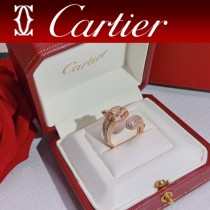 Cartier 卡地亞豹子戒指 祖母綠寶石戒指卡地亞經典傑作，經久不衰傳奇經典