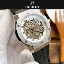 恒寶 Hublot精品男士鏤空腕表 簡約兩針全鏤空設計