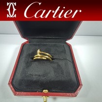 卡地亞Cartier釘子戒指 新款 雙層 鑲鉆戒指