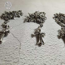 Chrome Hearts 克羅心圓球十字自由伸縮項鏈 男女同款重工打造