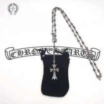 Chrome Hearts 克羅心圓球十字自由伸縮項鏈 男女同款重工打造