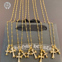 chromehearts 克羅心項鏈今年超火的雙十字架項鏈