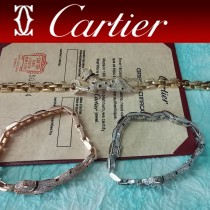 卡地亞霸氣豹紋滿鉆手鏈 Panthere de Cartier豹手鏈 亞金材質男女都可佩戴