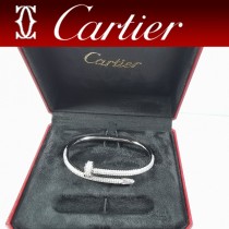 Cartier 卡地亞 JUSTE UN CLOU 釘子系列 滿鉆釘子手鐲