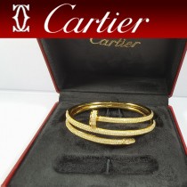 卡地亞滿鉆 雙層手鐲 Cartier釘子手鐲手工鑲嵌 頂級進口八心八箭鉆石