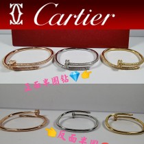 Cartier 卡地亞 JUSTE UN CLOU 釘子系列 滿鉆釘子手鐲