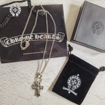 粗鏈款 細鏈款 三種鏈條 Chrome Hearts 克羅心項鏈獨家中號雙層十字架基礎款項鏈