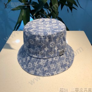 LV 專櫃新款路易威登家刺繡漁夫帽，簡單大方 男女通用遮陽帽