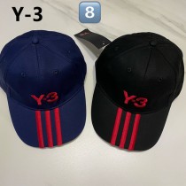 Y-3 山本耀司  CAP 男女同款 簽名LOGO刺銹 棒球鴨舌帽 均碼58cm