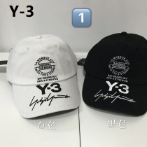 Y-3 山本耀司  CAP 男女同款 簽名LOGO刺銹 棒球鴨舌帽 均碼58cm